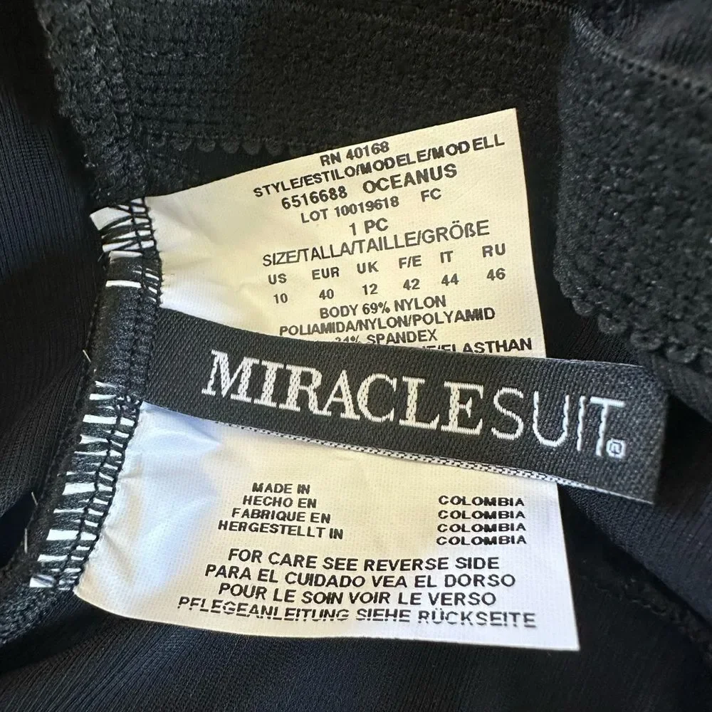 MiracleSuit Oceanus Cinching Swimsuit size 10 - Picture 8 of 13